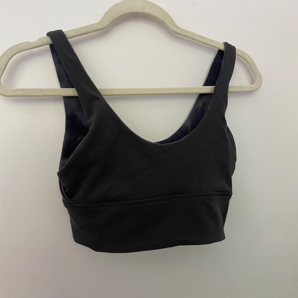Lululemon Align Reversible Sports Bra in Diamond Dye and Dark Grey Sz 6 - Picture 4 of 6